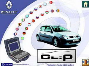 Renault Clip версия 99 (2010) Дилерская программа диагностики.