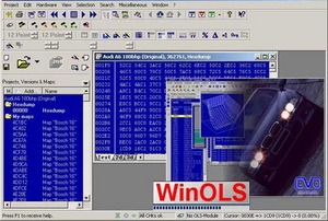 WinOLS 1.500 Программа - редактор прошивок ЭБУ автомобилей