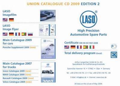LASO 2009 Edition 2 05.2009 Объединенный каталог запчастей для автомобилей