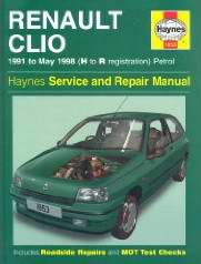 Renault Clio (1991 - 1998 год выпуска). Руководство по ремонту (Haynes Service and Repair Manual)