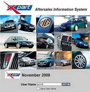 MG Rover EPC (Electronic Parts Catalog) / Aftersales Information System Ноябрь 2009. Электронный каталог запчастей.