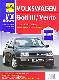 Volkswagen VW Golf III / VW Vento (1991 - 1997 год выпуска). Руководство по ремонту.