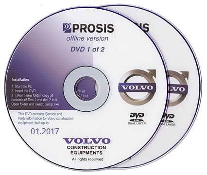 Volvo PROSIS (01.2017): скачать электронный каталог запасных частей спецтехники Вольво